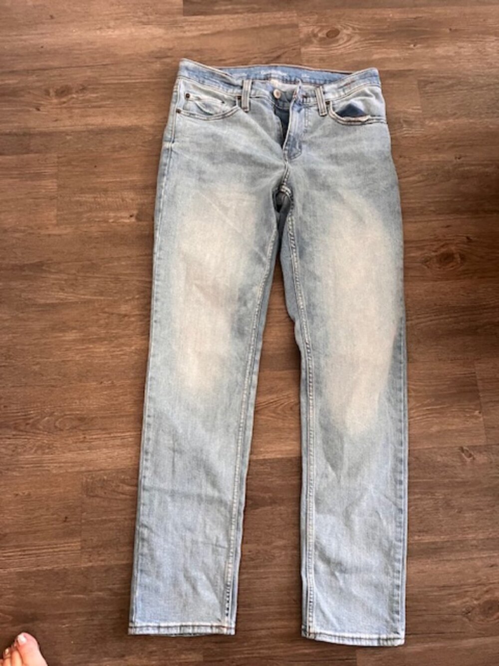 Goodfellow & Co Total Flex Straight Leg Medium Wash Blue Jeans Mens Sz 30x32 New